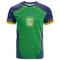 Custom Brazil Victory Dream T Shirt Rumo Ao Hexa