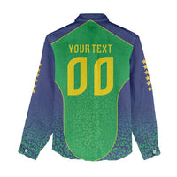 Custom Brazil Victory Dream Women Casual Shirt Rumo Ao Hexa