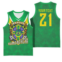Custom Brazil WC26 Basketball Jersey Future Brasil Rumo Ao Hexa