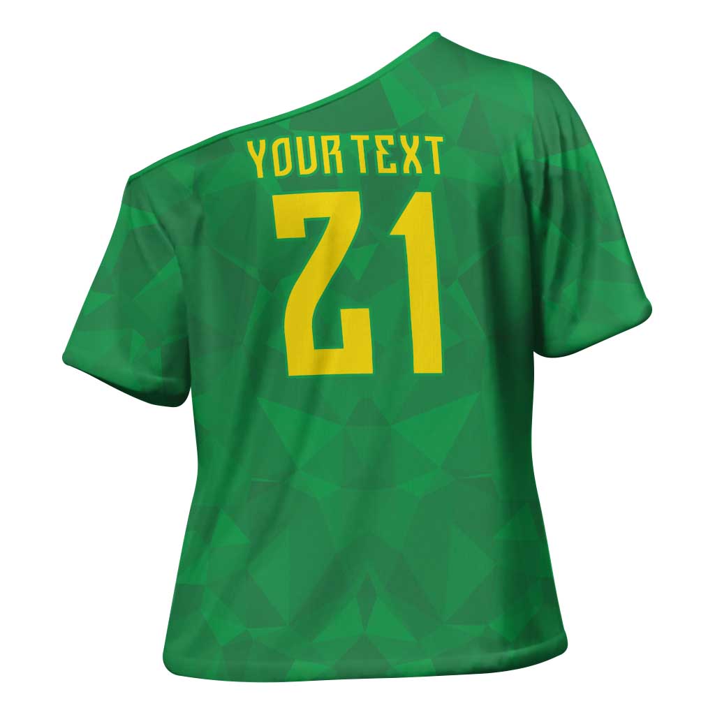 Custom Brazil WC26 Cross Shoulder Shirt Future Brasil Rumo Ao Hexa
