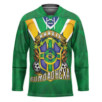 Custom Brazil WC26 Hockey Jersey Future Brasil Rumo Ao Hexa