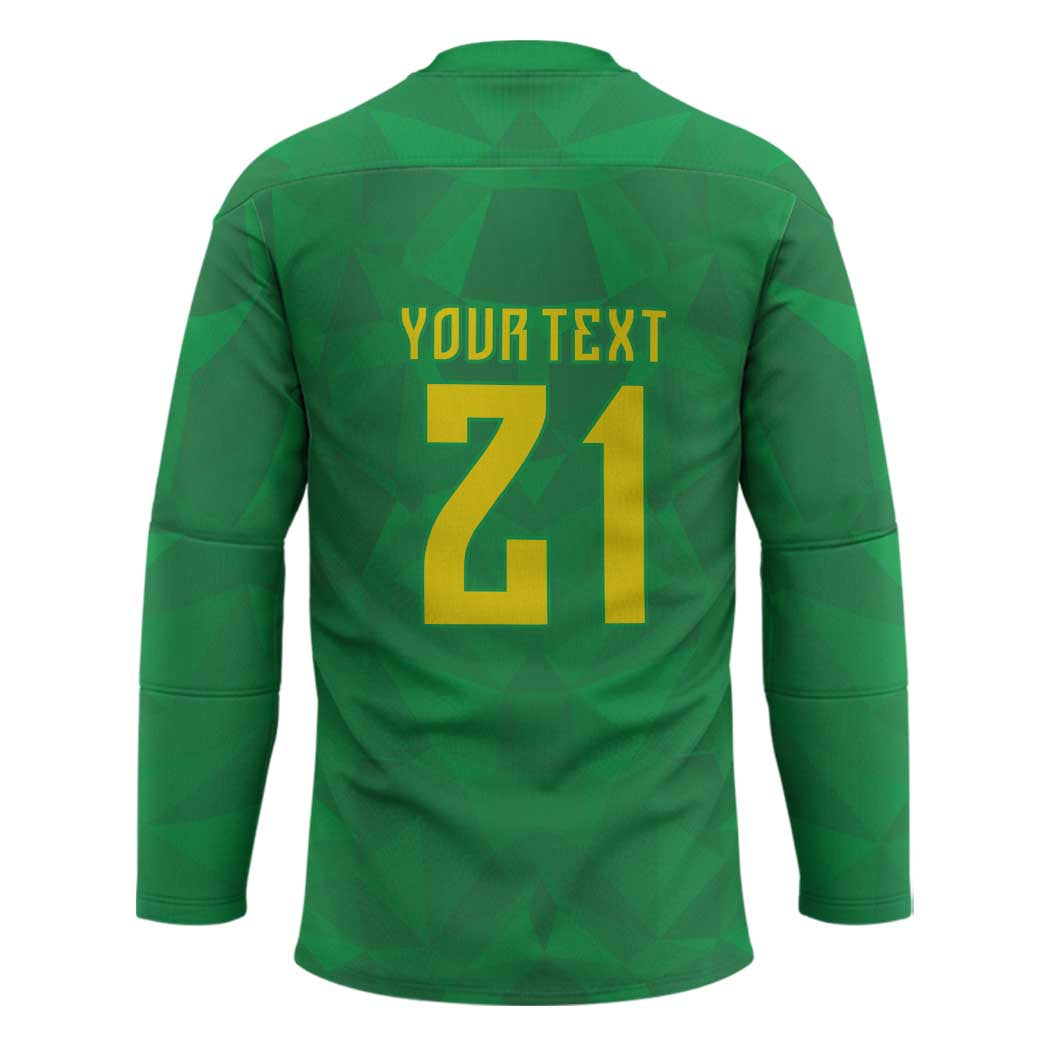 Custom Brazil WC26 Hockey Jersey Future Brasil Rumo Ao Hexa