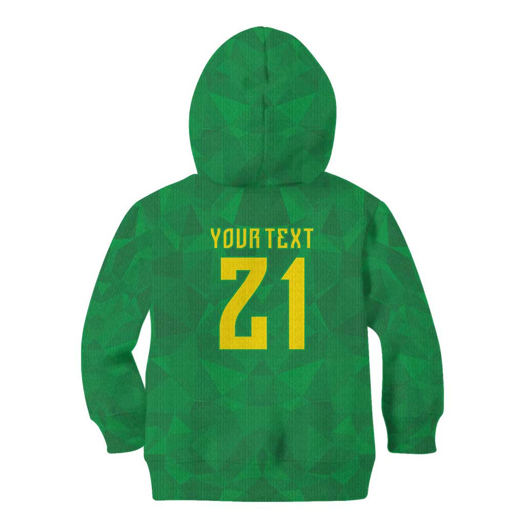 Custom Brazil WC26 Kid Hoodie Future Brasil Rumo Ao Hexa