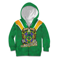 Custom Brazil WC26 Kid Hoodie Future Brasil Rumo Ao Hexa