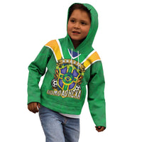 Custom Brazil WC26 Kid Hoodie Future Brasil Rumo Ao Hexa