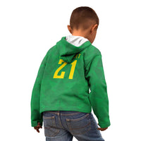 Custom Brazil WC26 Kid Hoodie Future Brasil Rumo Ao Hexa