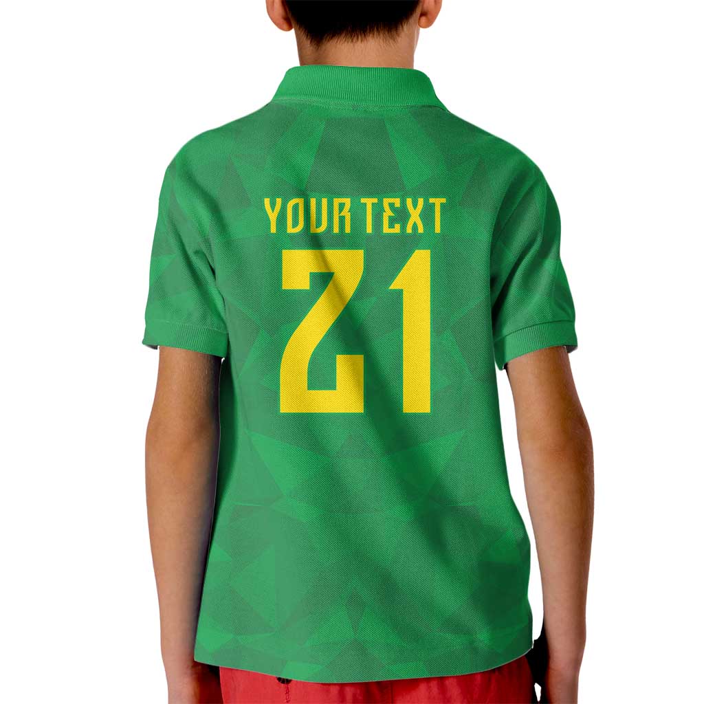 Custom Brazil WC26 Kid Polo Shirt Future Brasil Rumo Ao Hexa