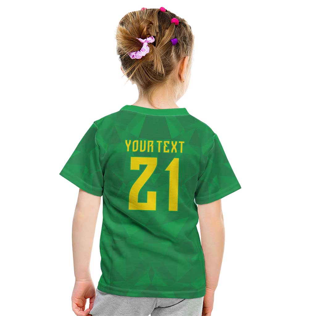 Custom Brazil WC26 Kid T Shirt Future Brasil Rumo Ao Hexa