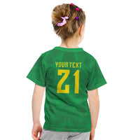 Custom Brazil WC26 Kid T Shirt Future Brasil Rumo Ao Hexa