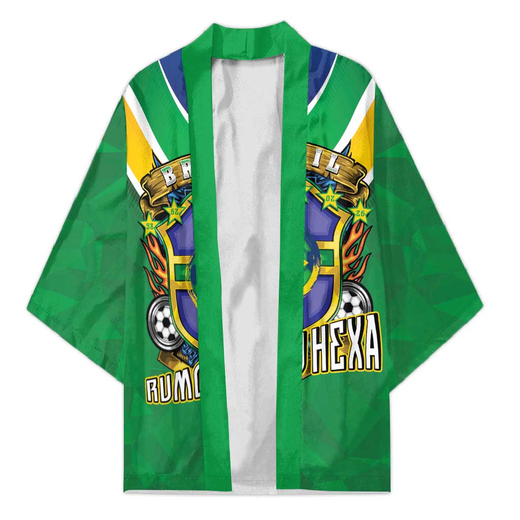 Custom Brazil WC26 Kimono Future Brasil Rumo Ao Hexa