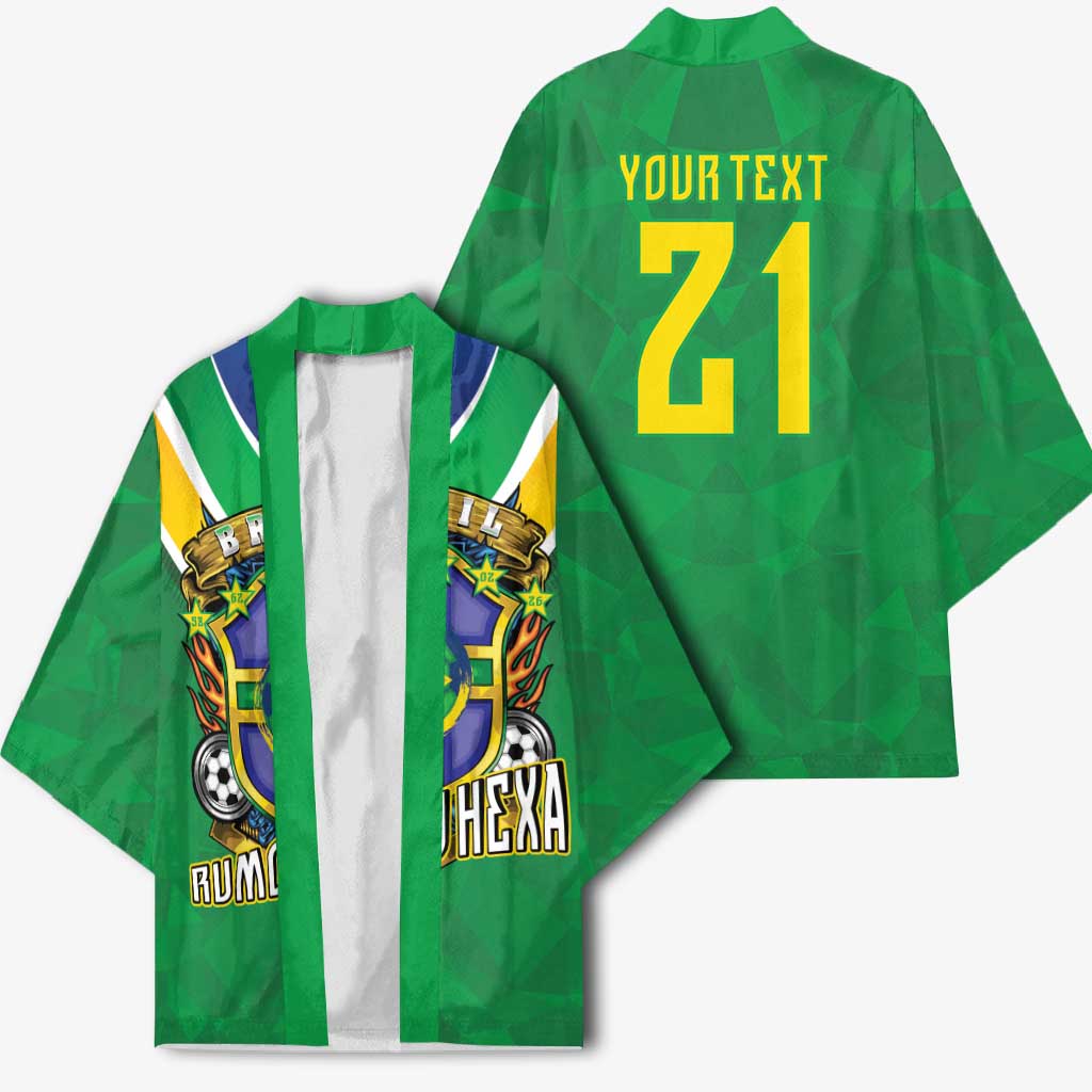 Custom Brazil WC26 Kimono Future Brasil Rumo Ao Hexa