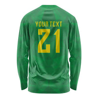 Custom Brazil WC26 Long Sleeve Shirt Future Brasil Rumo Ao Hexa