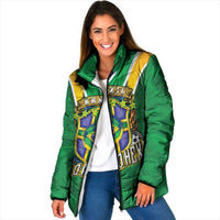 Custom Brazil WC26 Padded Jacket Future Brasil Rumo Ao Hexa