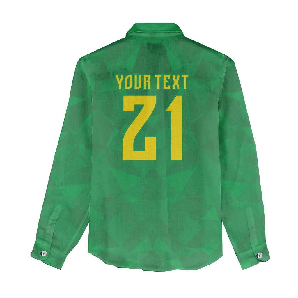 Custom Brazil WC26 Women Casual Shirt Future Brasil Rumo Ao Hexa