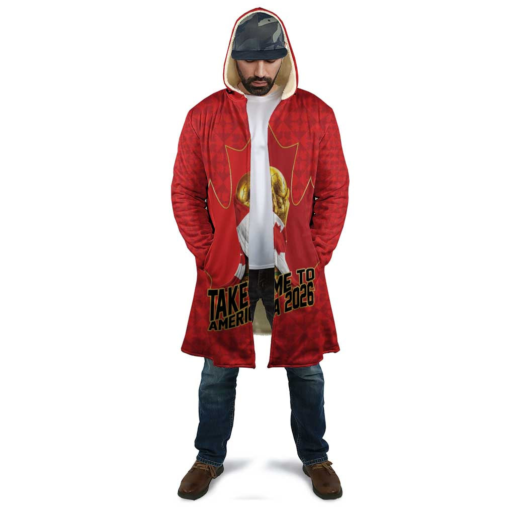 Custom Canada Football Pride Cloak Take Me To America Maple Leaf
