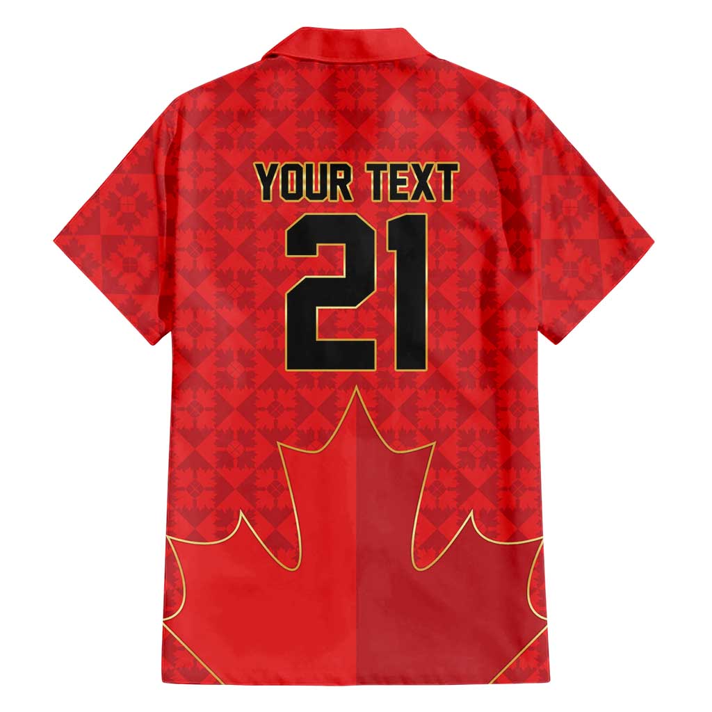 Custom Canada Football Pride Hawaiian Shirt Take Me To America Maple Leaf