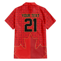 Custom Canada Football Pride Hawaiian Shirt Take Me To America Maple Leaf