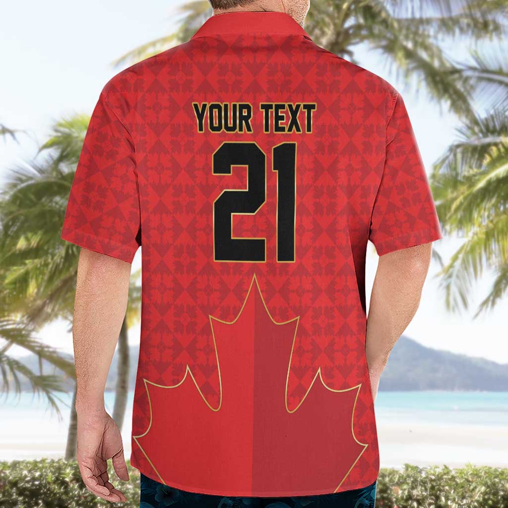 Custom Canada Football Pride Hawaiian Shirt Take Me To America Maple Leaf
