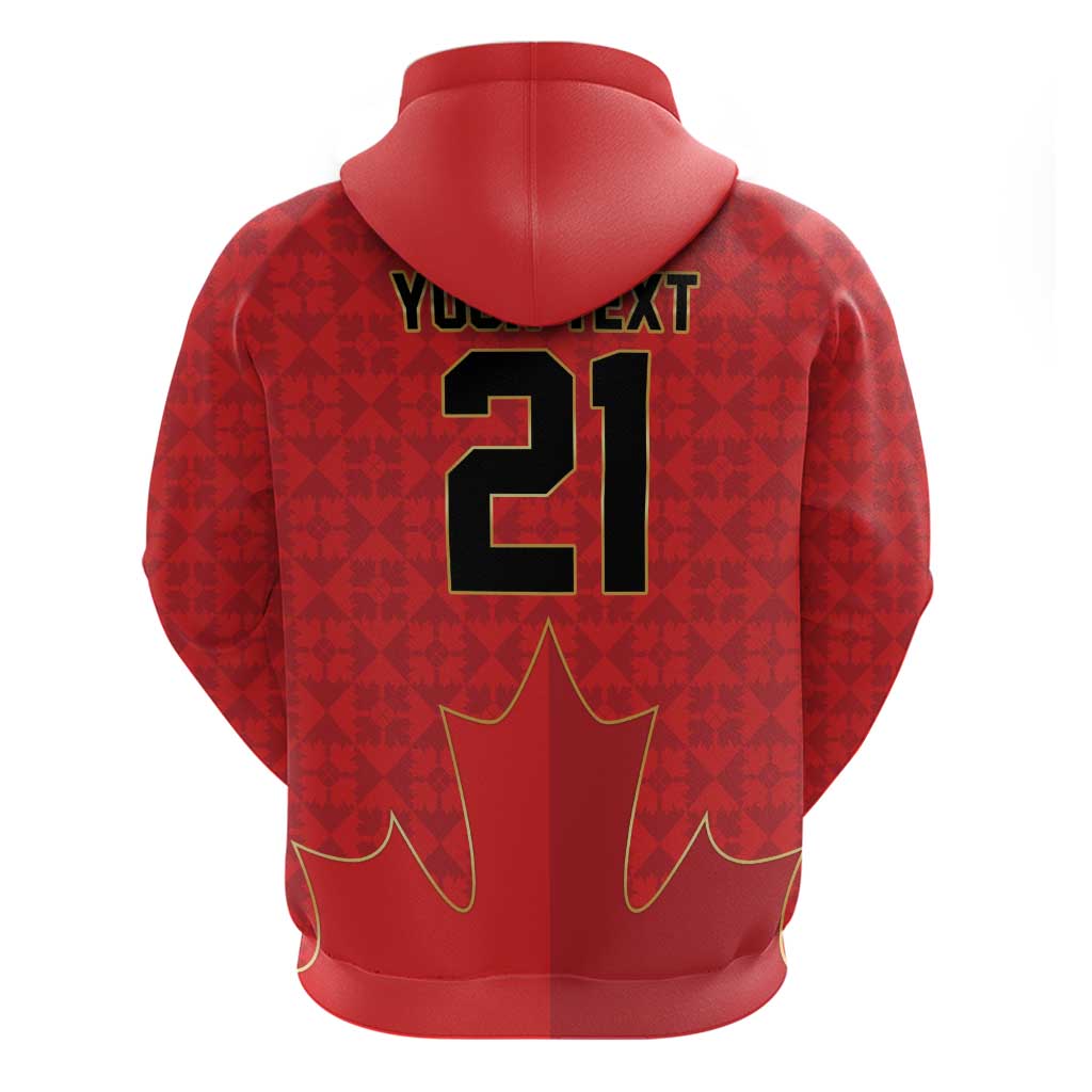 Custom Canada Football Pride Hoodie Take Me To America Maple Leaf