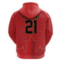 Custom Canada Football Pride Hoodie Take Me To America Maple Leaf