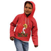 Custom Canada Football Pride Kid Hoodie Take Me To America Maple Leaf
