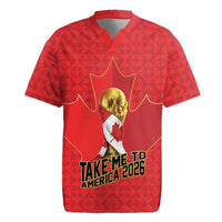 Custom Canada Football Pride Rugby Jersey Take Me To America Maple Leaf