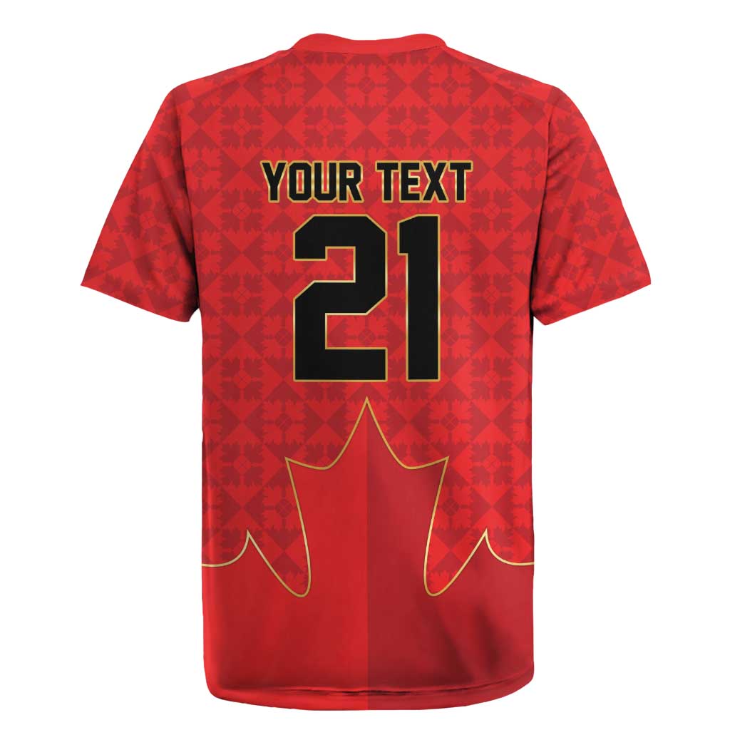 Custom Canada Football Pride Rugby Jersey Take Me To America Maple Leaf