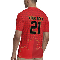 Custom Canada Football Pride Rugby Jersey Take Me To America Maple Leaf