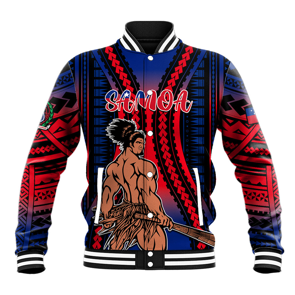 Polynesian Samoa Independence Day Baseball Jacket Polynesian Pacific Tribal LT9 - Wonder Print Shop