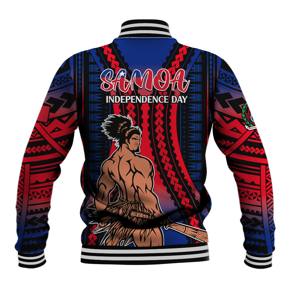 Polynesian Samoa Independence Day Baseball Jacket Polynesian Pacific Tribal LT9 - Wonder Print Shop