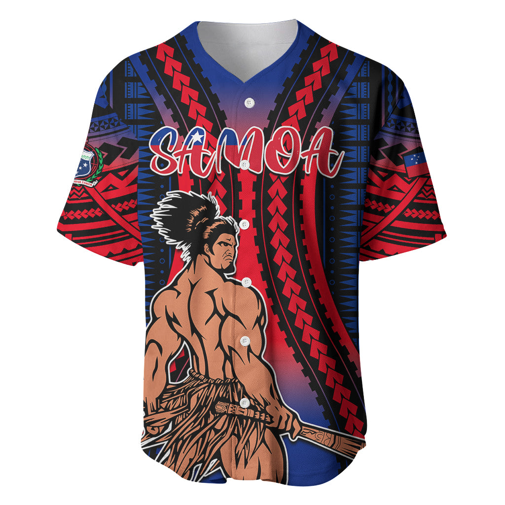 Polynesian Samoa Independence Day Baseball Jersey Polynesian Pacific Tribal LT9 - Wonder Print Shop