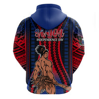 Polynesian Samoa Independence Day Hoodie Polynesian Pacific Tribal - Wonder Print Shop