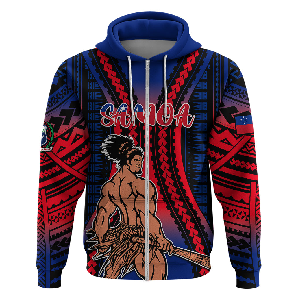 Polynesian Samoa Independence Day Hoodie Polynesian Pacific Tribal - Wonder Print Shop