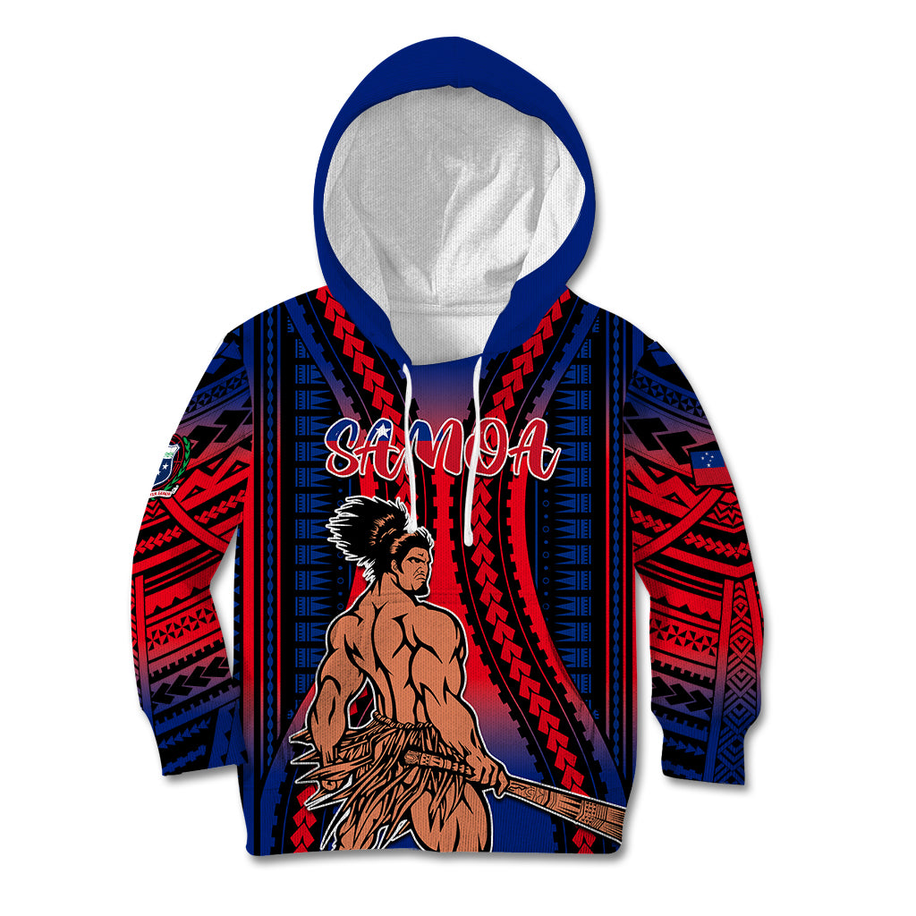Polynesian Samoa Independence Day Kid Hoodie Polynesian Pacific Tribal - Wonder Print Shop