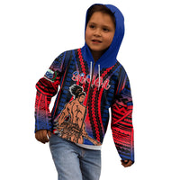 Polynesian Samoa Independence Day Kid Hoodie Polynesian Pacific Tribal - Wonder Print Shop