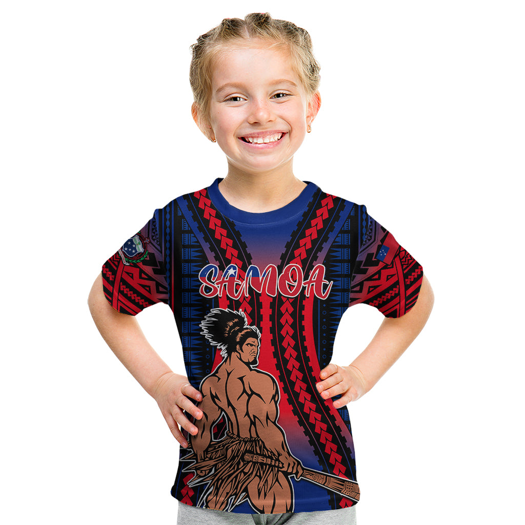 Polynesian Samoa Independence Day Kid T Shirt Polynesian Pacific Tribal - Wonder Print Shop