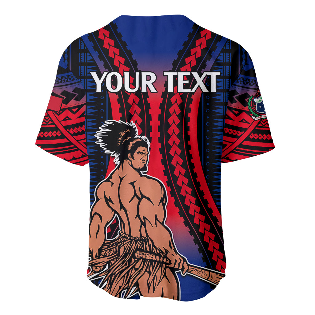 Custom Polynesian Samoa Independence Day Baseball Jersey Polynesian Pacific Tribal LT9 - Wonder Print Shop