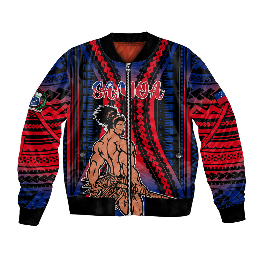 Custom Polynesian Samoa Independence Day Bomber Jacket Polynesian Pacific Tribal LT9 - Wonder Print Shop