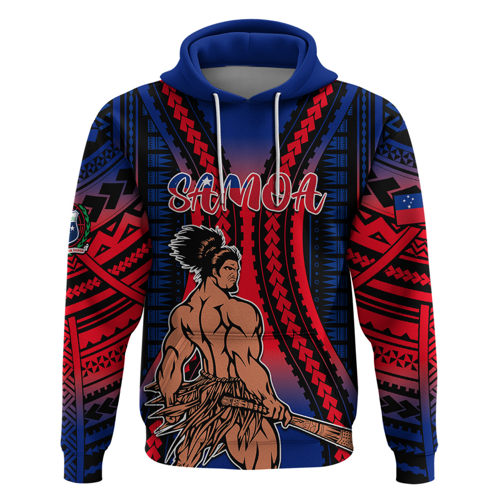 Custom Polynesian Samoa Independence Day Hoodie Polynesian Pacific Tribal - Wonder Print Shop