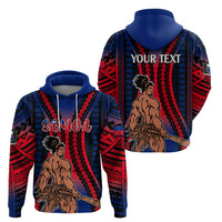 Custom Polynesian Samoa Independence Day Hoodie Polynesian Pacific Tribal - Wonder Print Shop