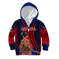 Custom Polynesian Samoa Independence Day Kid Hoodie Polynesian Pacific Tribal - Wonder Print Shop
