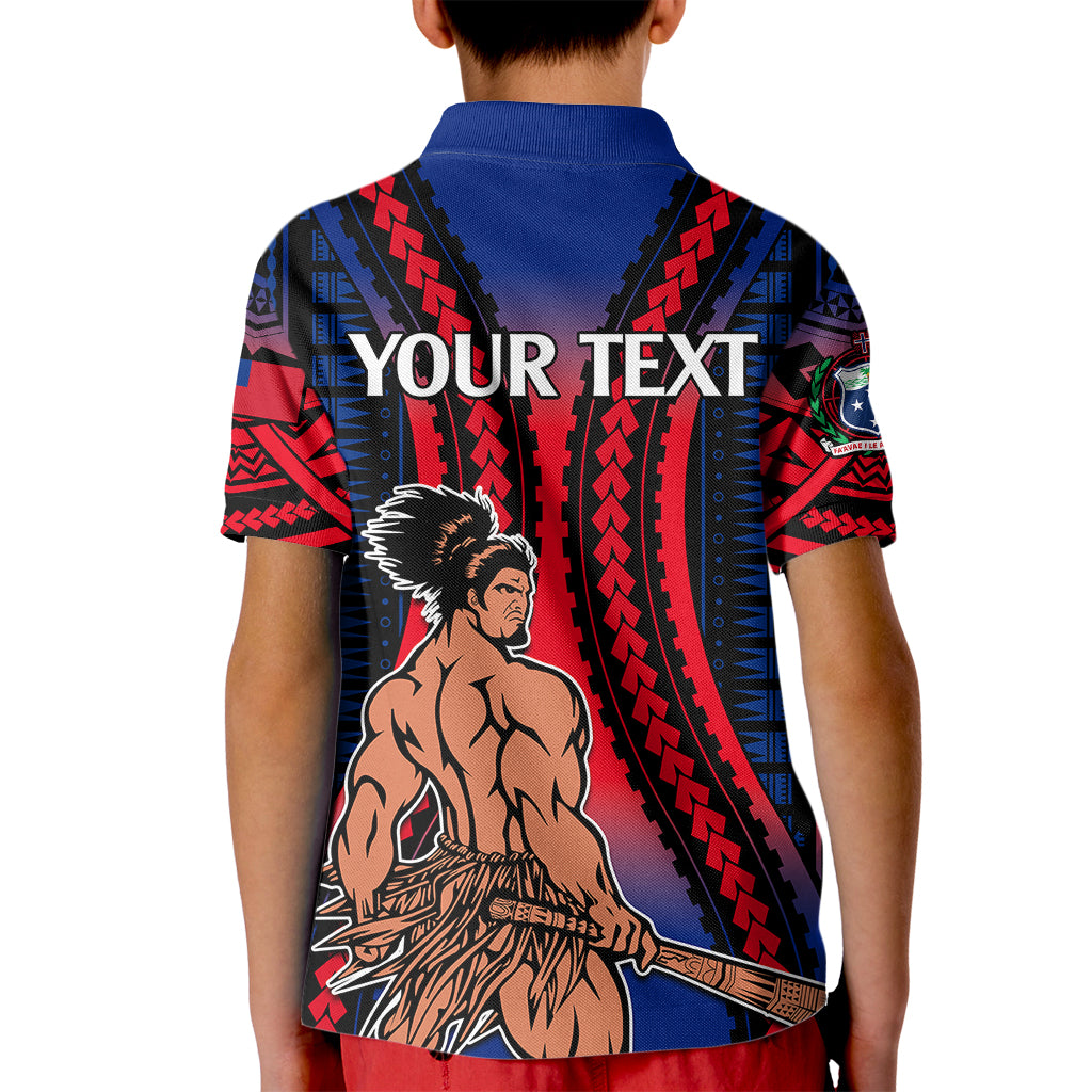 Custom Polynesian Samoa Independence Day Kid Polo Shirt Polynesian Pacific Tribal - Wonder Print Shop