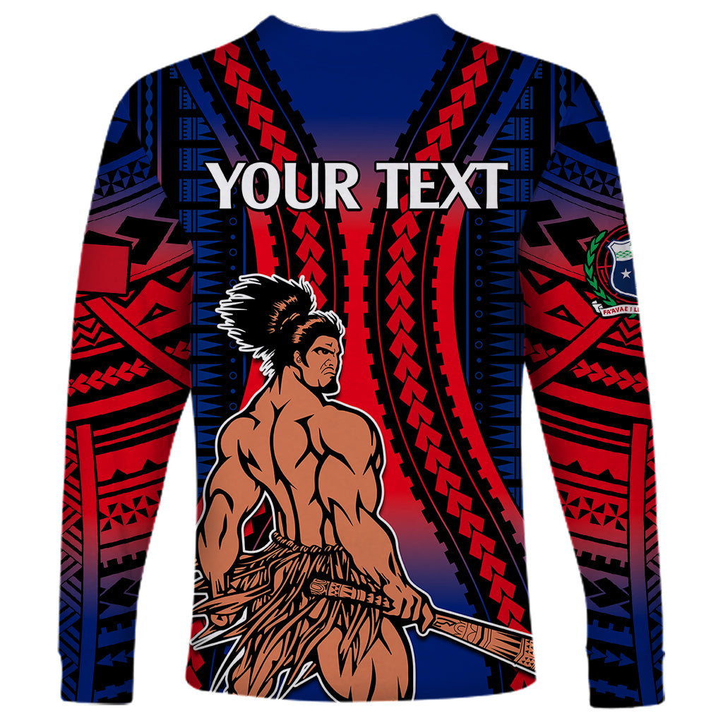 Custom Polynesian Samoa Independence Day Long Sleeve Shirt Polynesian Pacific Tribal - Wonder Print Shop