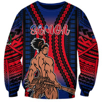 Custom Polynesian Samoa Independence Day Sweatshirt Polynesian Pacific Tribal - Wonder Print Shop
