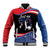 Funny Ice Cream 1776 Drip Personalized Baseball Jacket American Flag 4th Of July