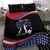 Funny Ice Cream 1776 Drip Personalized Bedding Set American Flag 4th Of July