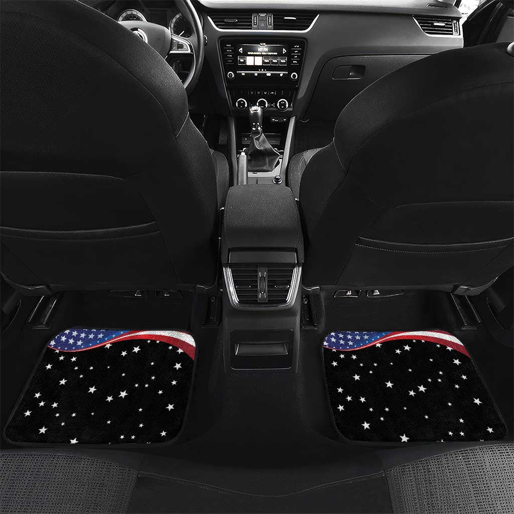 Funny Ice Cream 1776 Drip Personalized Car Mats American Flag 4th Of July