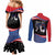 Funny Ice Cream 1776 Drip Personalized Couples Matching Mermaid Dress and Long Sleeve Button Shirt American Flag 4th Of July