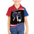 Funny Ice Cream 1776 Drip Personalized Family Matching Off The Shoulder Long Sleeve Dress and Hawaiian Shirt American Flag 4th Of July