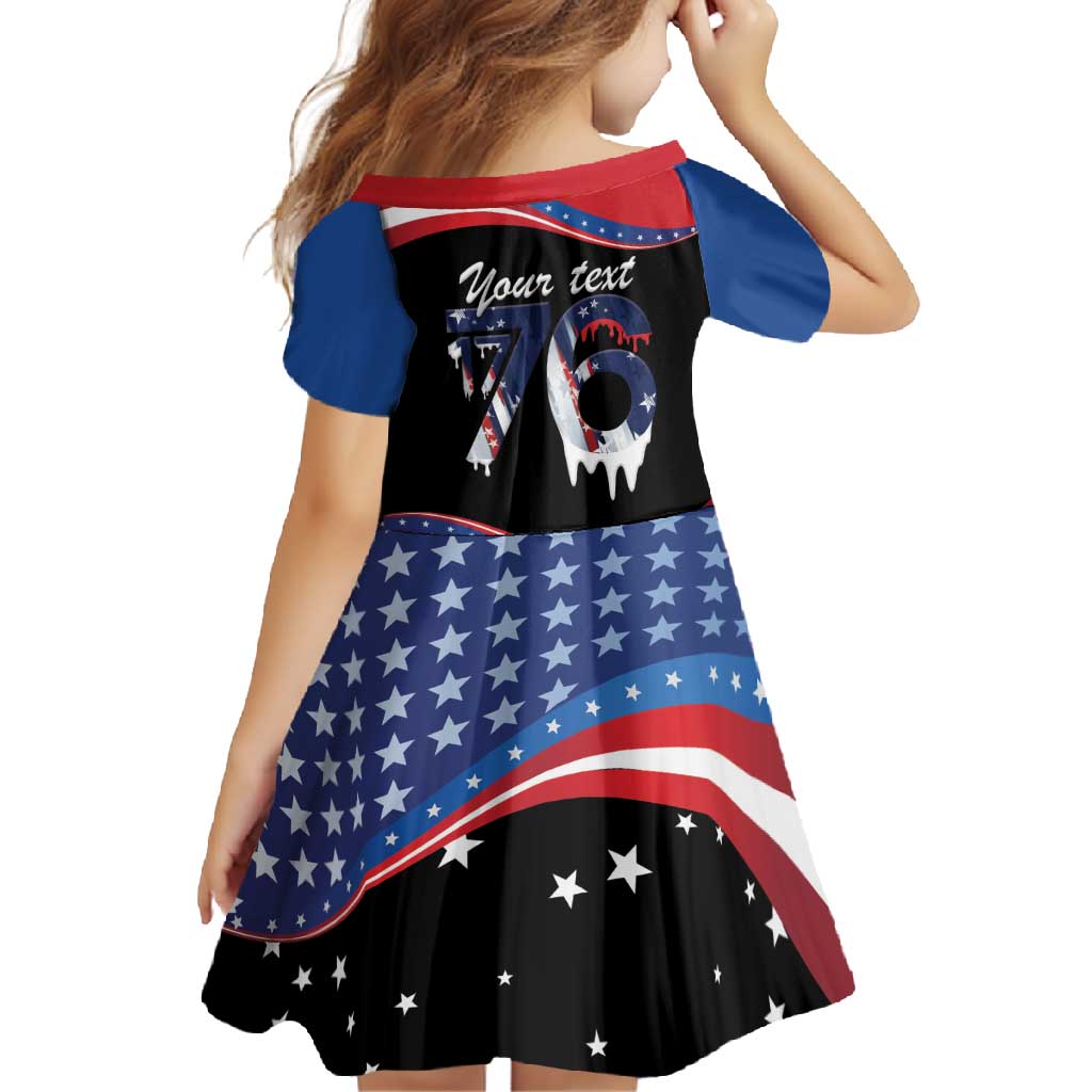 Funny Ice Cream 1776 Drip Personalized Family Matching Off Shoulder Maxi Dress and Hawaiian Shirt American Flag 4th Of July
